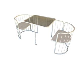 Vintage Emu Italian wire patio set from the 1960s or 1970s