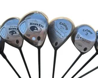 Seven Callaway Drivers and Woods