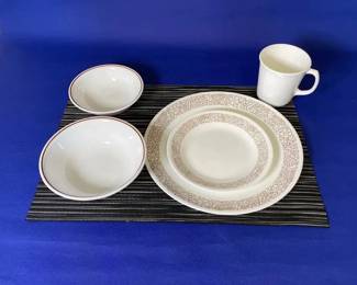 Elegant White Corelle And Corning Bowls, Plates, Mugs