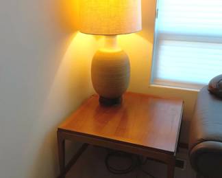 Gorgeous Lane Table And Oversized Textured Lamp