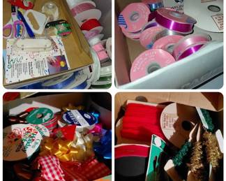 Large Mystery Ribbon And Gift Bag Lot