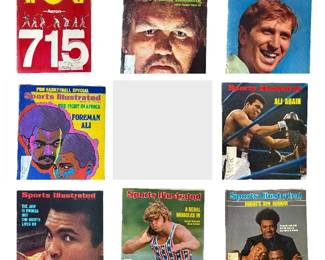 1970s Sports Illustrated 7 and Sport 1 Magazines
