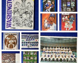 Seattle Sports Collectibles Seahawks Sonics Mariners Huskies