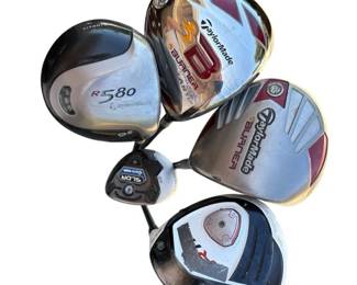 Five TaylorMade Drivers and Woods