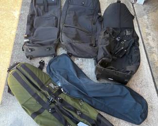 Four Golf Club Travel Bags