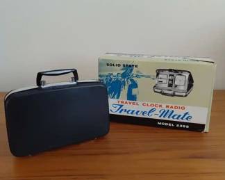 Charming Vintage Sloan Travel Clock Shaped Like Suitcase