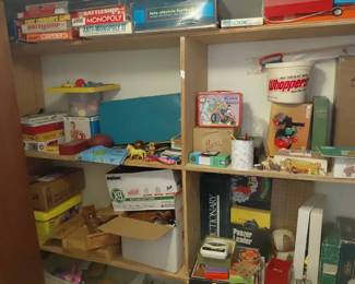 Select What You Want From Vintage Toy and Game Closet