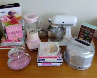 Ultimate Cupcake And Cake Baking Set Pink KitchenAid Blender And More