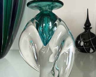 Michael Trimpol Art Glass Perfume Bottle