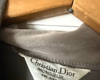 Christian Dior Monsieur Velvet Robe