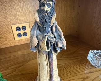 Vintage Studio Art Pottery Wizard Figurine