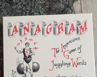 Anagrams Victorian family word game