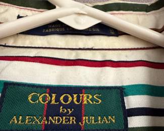Colours by Alexander Julian Striped Button-Down Shirt