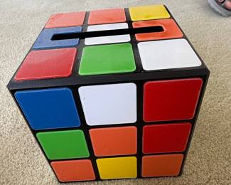 Rubik's Cube Tissue Box Cover