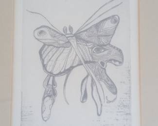 A.P. Diaphanein Etching by Lynn Cook, 1975