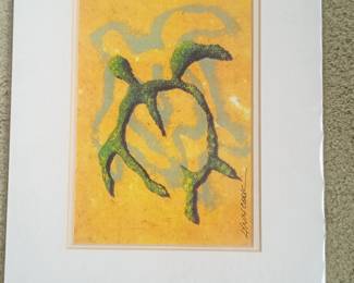 Lynn Cook "Ki Pohaku" Petroglyph MonoPrint