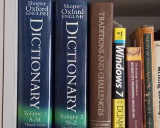 Shorter Oxford English Dictionary, Sixth Edition, Volumes 1 & 2