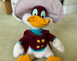 Vintage 1991 Darkwing Duck Plush Toy