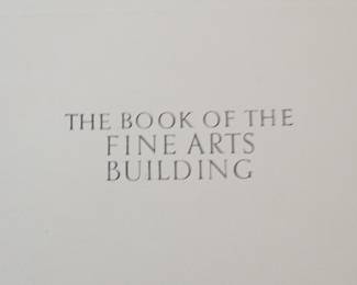 The Book of the Fine Arts Building