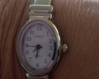 Unity Quartz Oval Bangle Watch