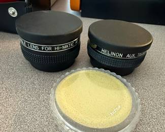 Soligor MC Auto Wide-Angle Lens for Hi-Matic AF and Helinon Aux. Telephoto Lens