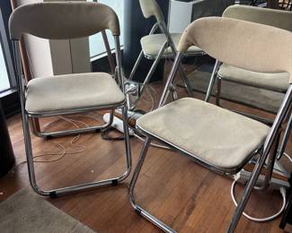 Vintage foldable chairs