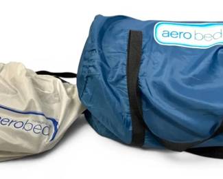 Two AeroBed Air Mattresses With Sheet