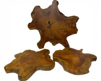 Uttermost Wood Slab Turntables