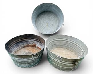 Galvanized Steel Washer Tubs