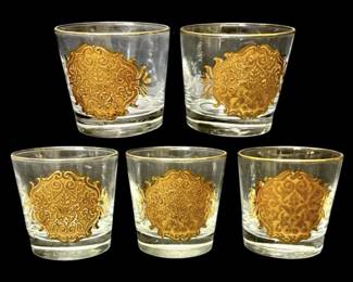 Libbey Hollywood Regency Lowball Glasses