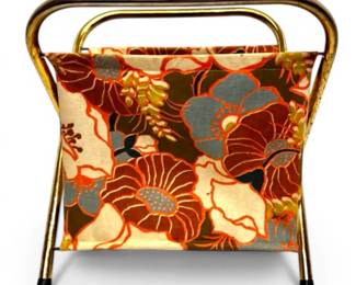 1970s Floral Sewing Caddy