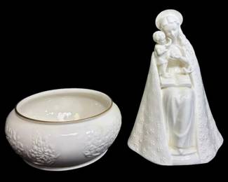 MJ Hummel Flower Madonna  Lenox Masterpiece Flower Bowl