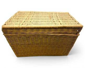 Brown Wicker Chest