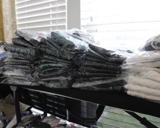 Tons of NBA Nike clothes.