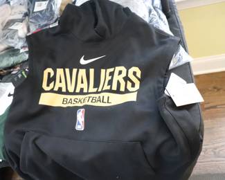 Tons of NBA Nike clothes.