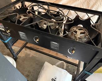 Barton Portable Triple-Burner Outdoor Camp stove
