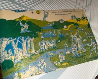Original Grateful Dead Song puzzle poster