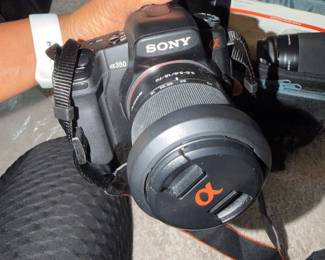 Sony Alpha 350 14.2 MP DSLR Camera plus long & short lenses + bag