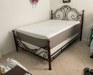 Full Size Bed, Frame, and Boxspring