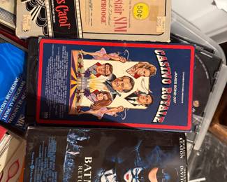 Assorted VHS tapes