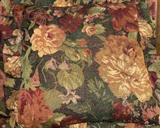 Floral pattern on love seat
