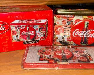New in box Coke Tin