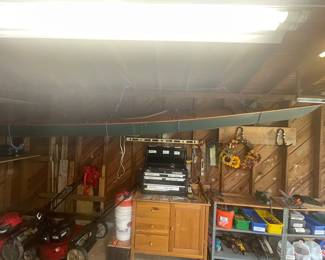 Chesapeake-light craft designed Hand-built wood sea kayak make in 1990s- virtually unused