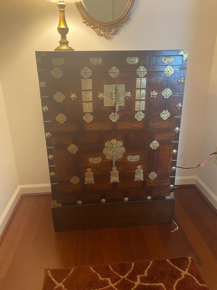 Korean Style Apothecary Cabinet- $650- 42 tall, 29 wide, 15 1/2 deep