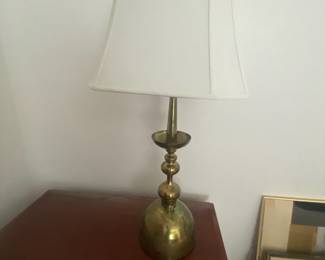 Brass Lamp- $50 from Shop in Chapel Hill - 32 tall 