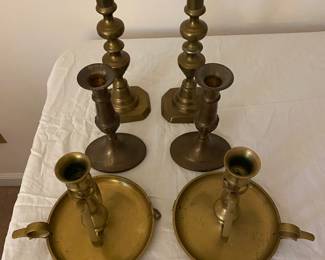 Brass candlestick bundle - $20 all