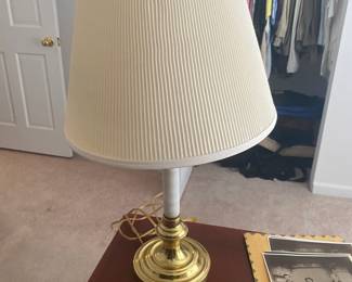 Brass Desk Lamp-$20- 24 tall 
