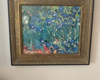 Vincent Van Gogh “ Irises” Reproduction- $125- 28x32 