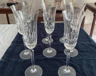Mikasa Crystal Interlude Champagne Glasses- $40 for 8