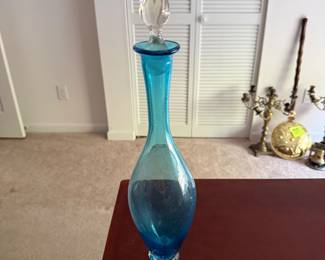 Vintage Empoli Decanter with Stopper- $45